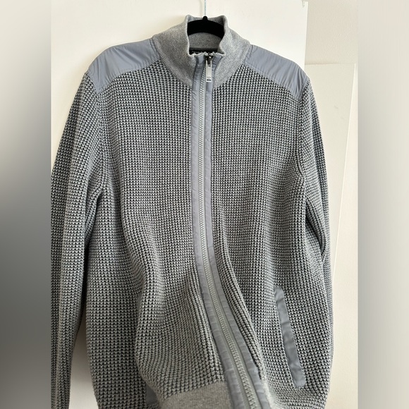 Gray sweater with zipper Calvin Klein size M-L - Picture 7 of 13